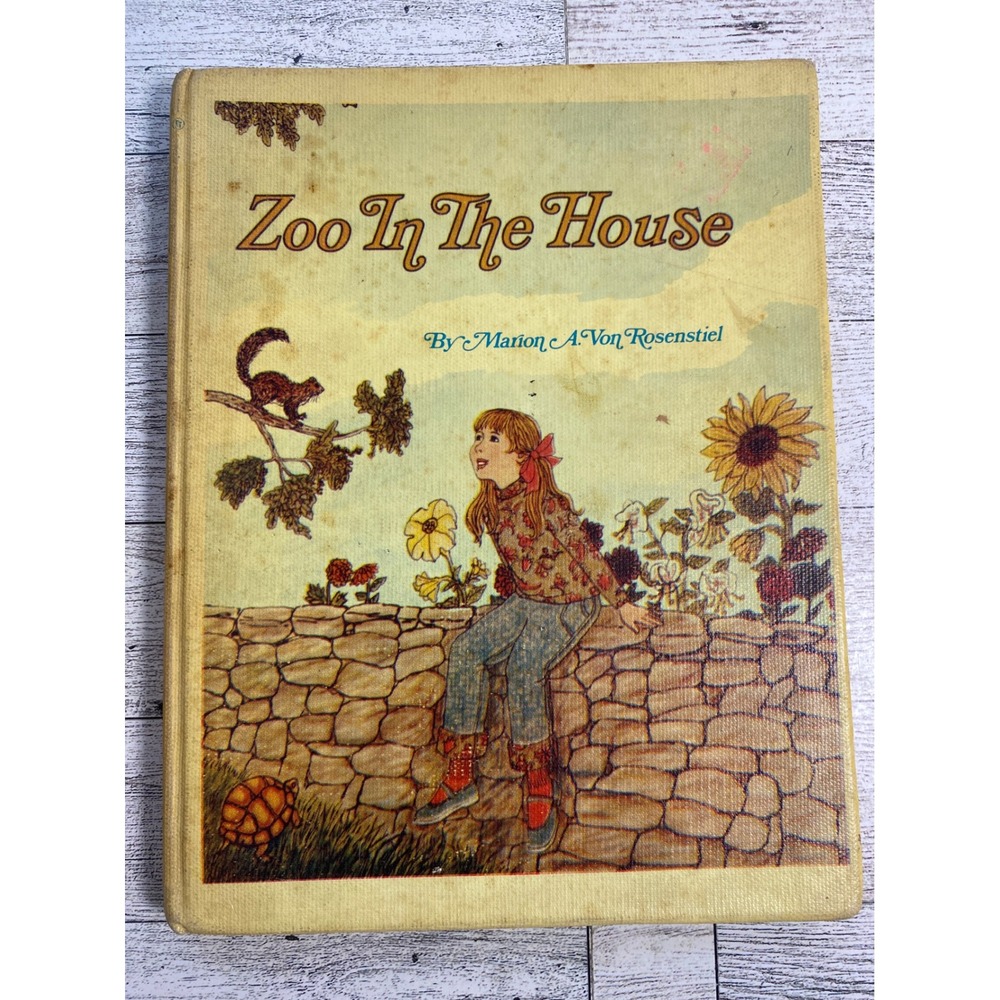 Zoo In The House Marion A Von Rosenstiel 1968 1st Print Illus Hardcover ExLib